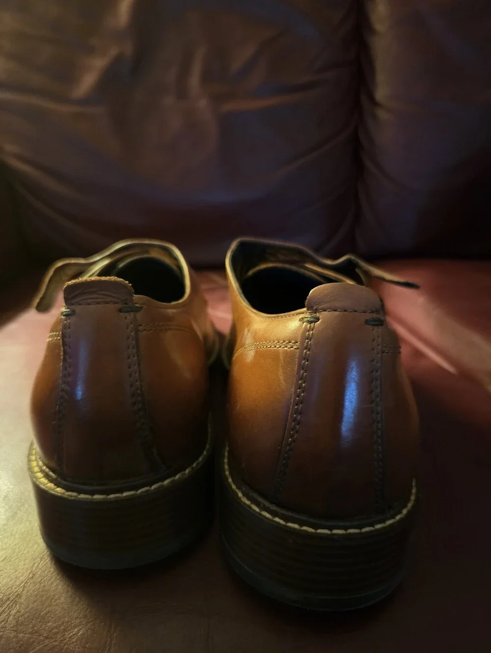 Cole Haan Kennedy Single Monk II Mens 10.5 Woodbury Color Used Shoes Designer